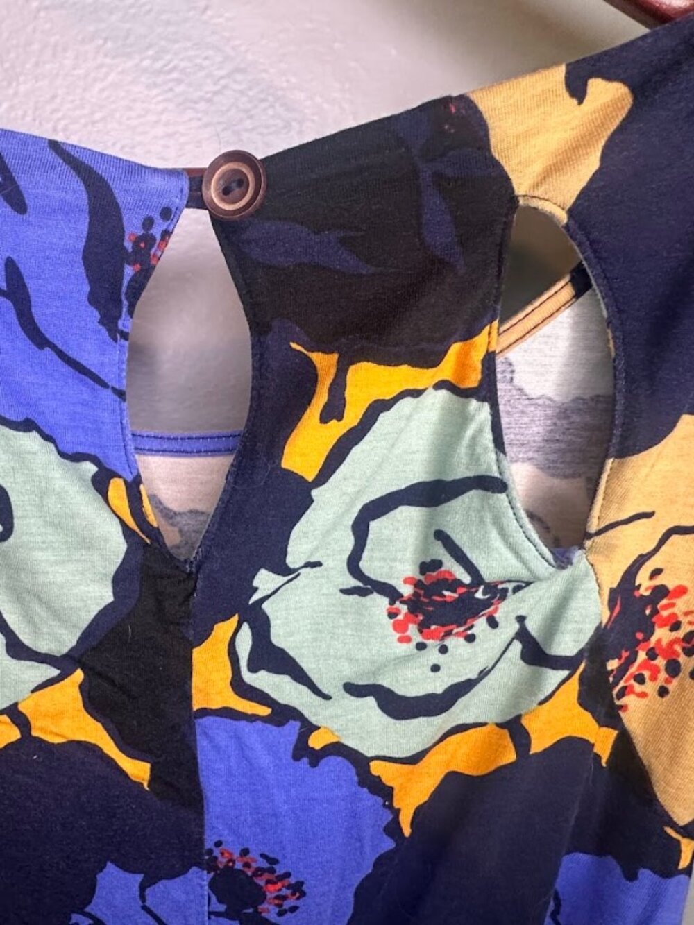 Anthropologie Vanessa Virginia "Mina" Silk Blend Floral Shift Dress - Med. - Picture 4 of 10